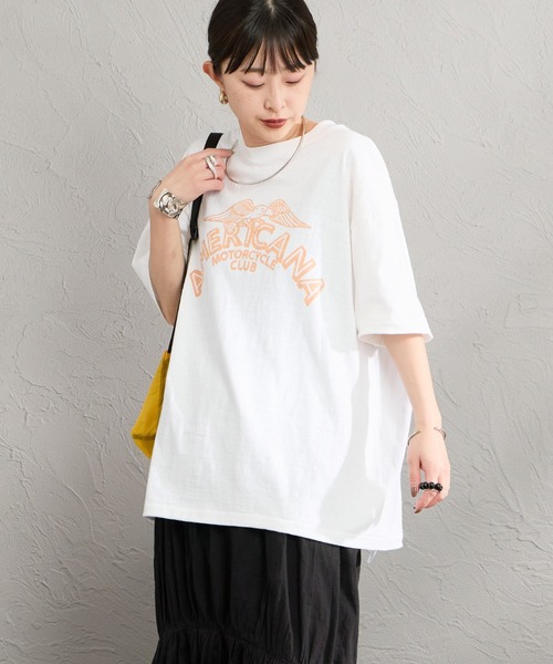 tシャツ 「Americana/アメリカーナ」 AMERICANA プリントＴシャツ レディースの画像