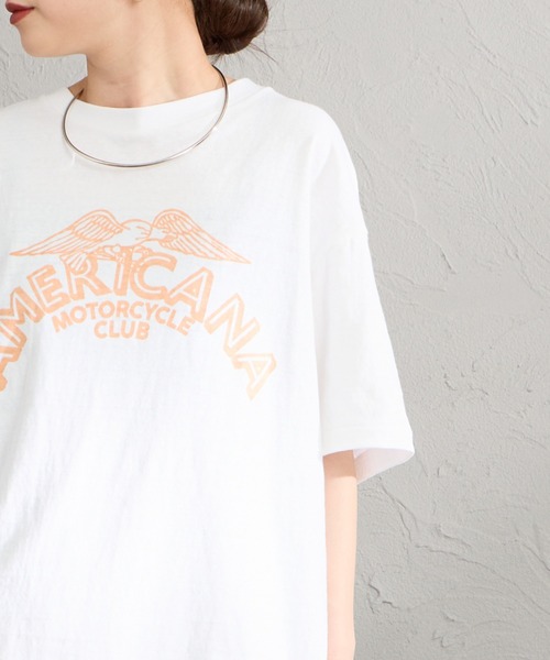tシャツ 「Americana/アメリカーナ」 AMERICANA プリントＴシャツ レディースの画像