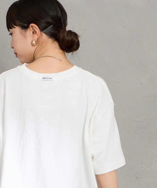 tシャツ 「Americana/アメリカーナ」 AMERICANA プリントＴシャツ レディースの画像