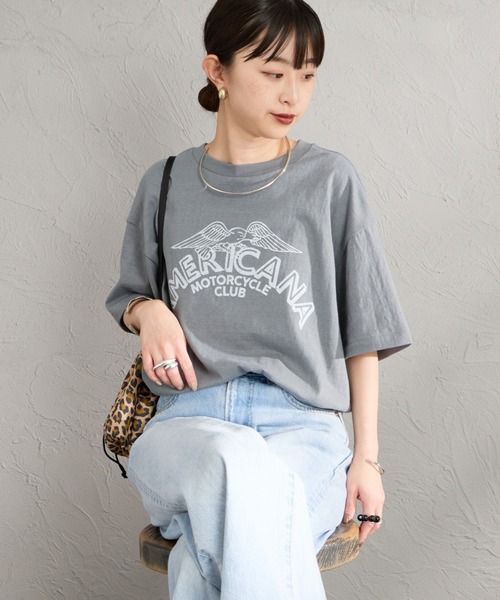 tシャツ 「Americana/アメリカーナ」 AMERICANA プリントＴシャツ レディースの画像