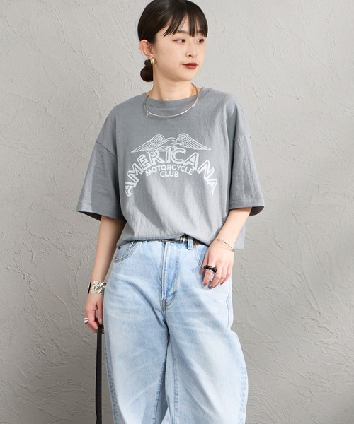 tシャツ 「Americana/アメリカーナ」 AMERICANA プリントＴシャツ レディースの画像