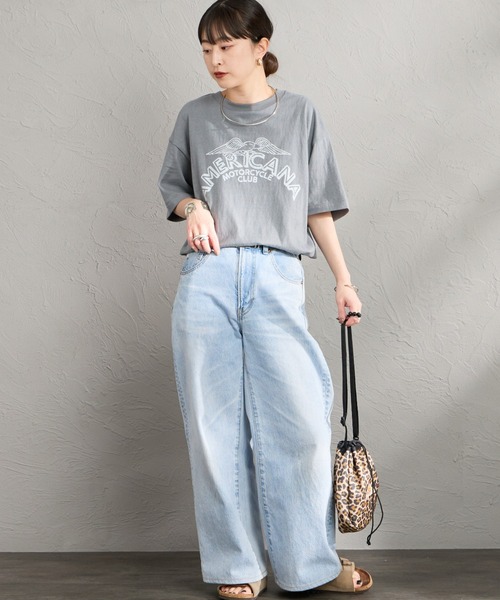 tシャツ 「Americana/アメリカーナ」 AMERICANA プリントＴシャツ レディースの画像