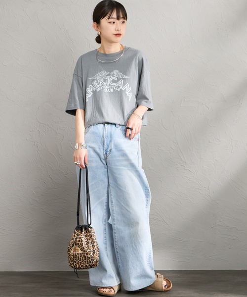 tシャツ 「Americana/アメリカーナ」 AMERICANA プリントＴシャツ レディースの画像