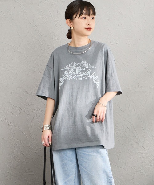 tシャツ 「Americana/アメリカーナ」 AMERICANA プリントＴシャツ レディースの画像