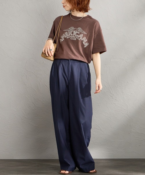 tシャツ 「Americana/アメリカーナ」 AMERICANA プリントＴシャツ レディースの画像
