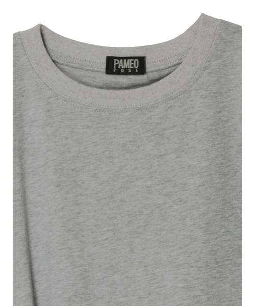 「PAMEO POSE」 長袖ワンピース SMALL グレー レディース_画像4