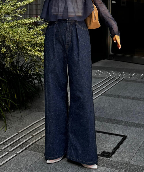 「Kastane」 デニムパンツ 0 ブルー レディース_画像2