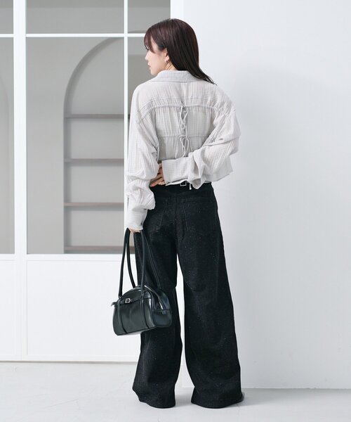 「Kastane」 デニムパンツ 0 ブルー レディース_画像8