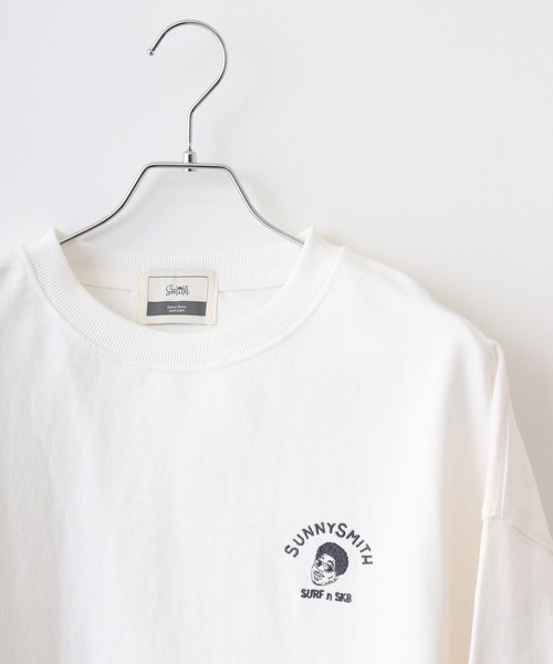 「Sunny Smith」 長袖Tシャツ M グレー メンズ_画像3