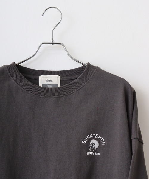 「Sunny Smith」 長袖Tシャツ M グレー メンズ_画像4