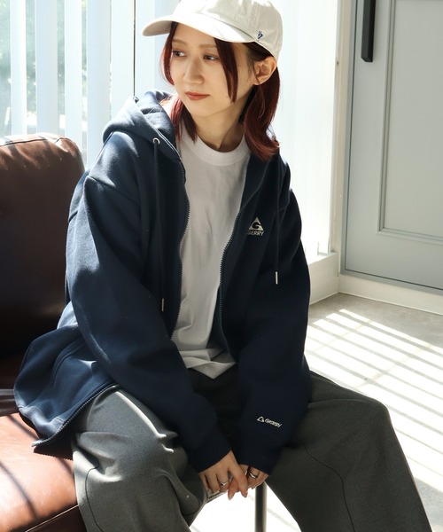 「GERRY」 ジップアップパーカー M ネイビー メンズ_画像6