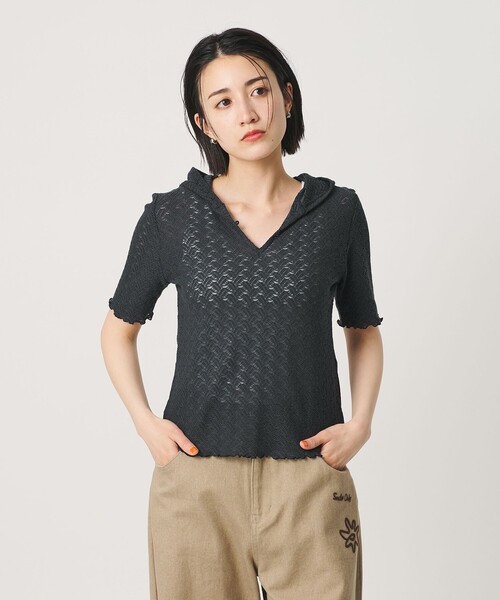 BEAUTY＆YOUTH UNITED ARROWS tシャツ 半袖 レース ショートスリーブ 