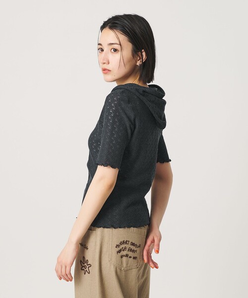 BEAUTY＆YOUTH UNITED ARROWS tシャツ 半袖 レース ショートスリーブ