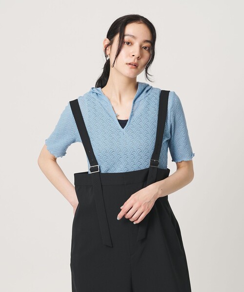 BEAUTY＆YOUTH UNITED ARROWS tシャツ 半袖 レース ショートスリーブ