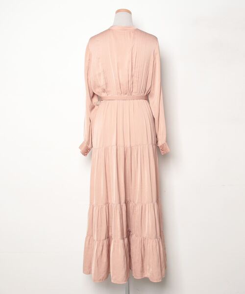 「Danny&Anne」 長袖ワンピース MEDIUM ピンク レディース_画像2