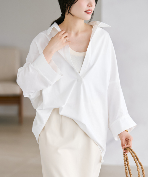 ブラウス シャツ R’IAM FEMME シャツ レディースの画像