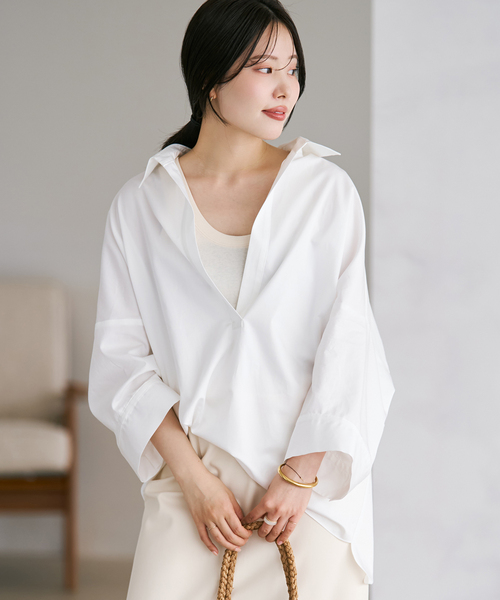 ブラウス シャツ R’IAM FEMME シャツ レディースの画像