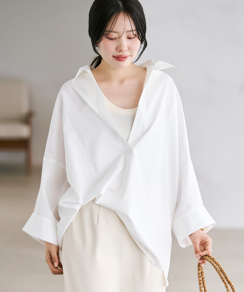 ブラウス シャツ R’IAM FEMME シャツ レディースの画像