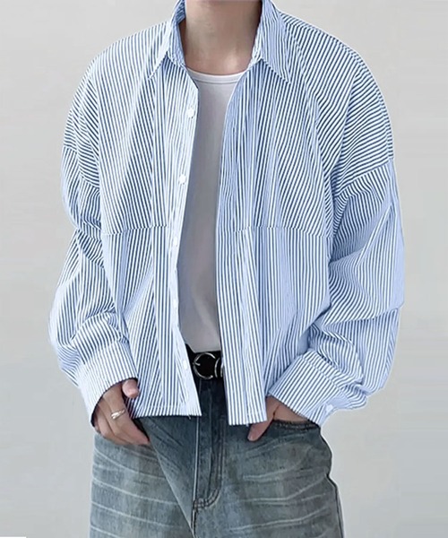 「JOHNNY WOLF」 長袖シャツ X-LARGE ブラック メンズ_画像9