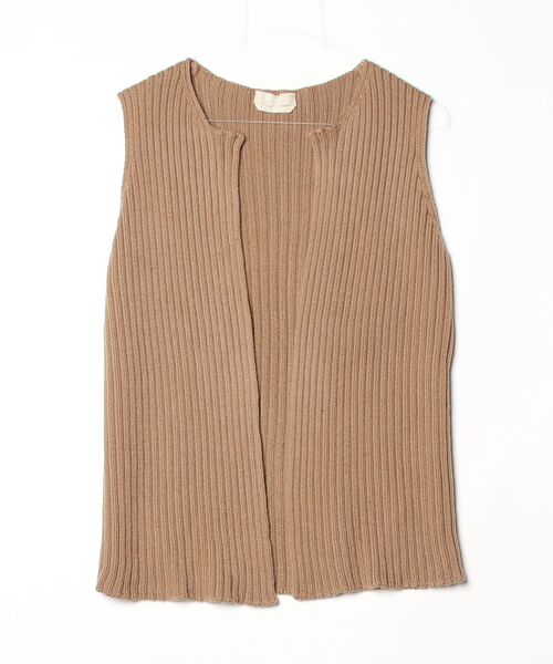 MaxMara レディースベスト S MAXMARA（エスマックスマーラ） ニットベスト S ブラウン レディース