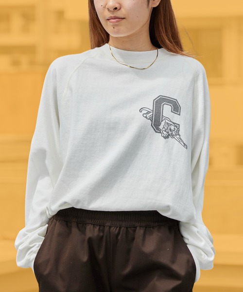REMI RELIEF（レミ レリーフ） tシャツ 8/-天竺ラグランロンT(C