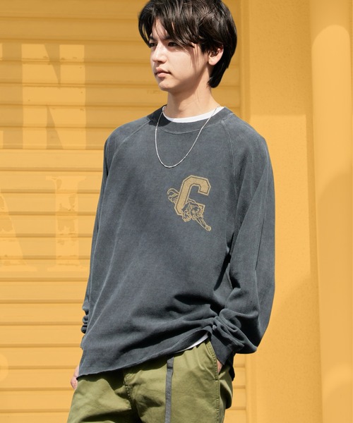 REMI RELIEF（レミ レリーフ） tシャツ 8/-天竺ラグランロンT(C