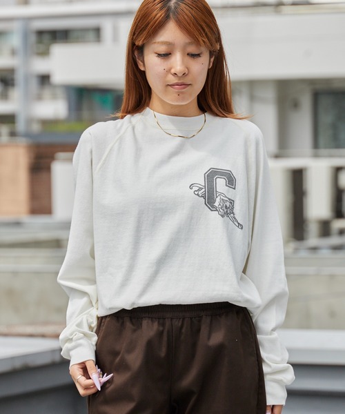 REMI RELIEF（レミ レリーフ） tシャツ 8/-天竺ラグランロンT(C