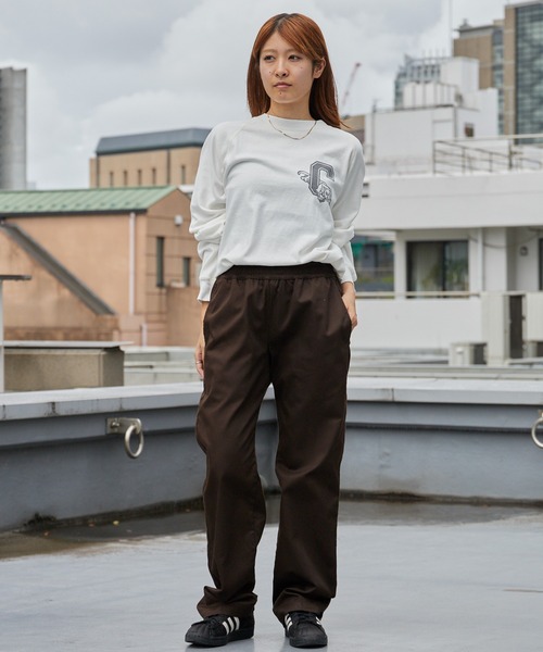 退廃的 archive リブ シェルボタン ロンT グランジ 灰 お兄系 ピチT REMI RELIEF（レミ レリーフ） tシャツ 8/-天竺ラグランロンT(C