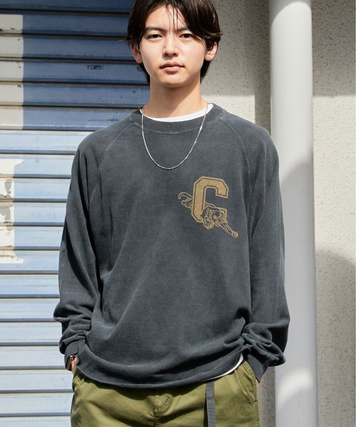 REMI RELIEF（レミ レリーフ） tシャツ 8/-天竺ラグランロンT(C