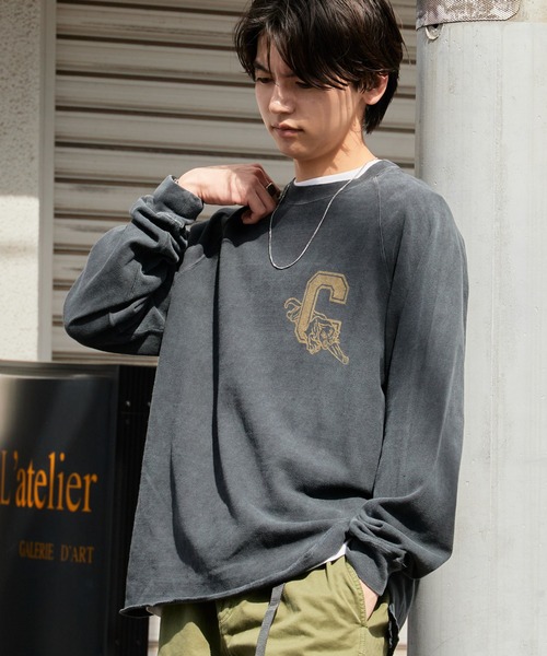 REMI RELIEF（レミ レリーフ） tシャツ 8/-天竺ラグランロンT(C