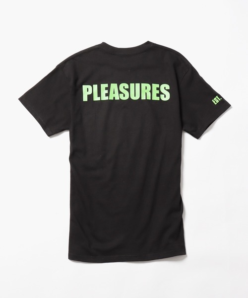 「PLEASURES」 半袖Tシャツ X-LARGE ヘザーグレー メンズ_画像2