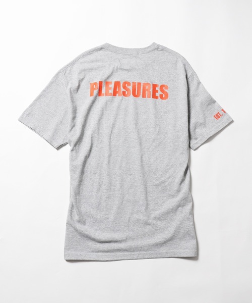 「PLEASURES」 半袖Tシャツ X-LARGE ヘザーグレー メンズ_画像5