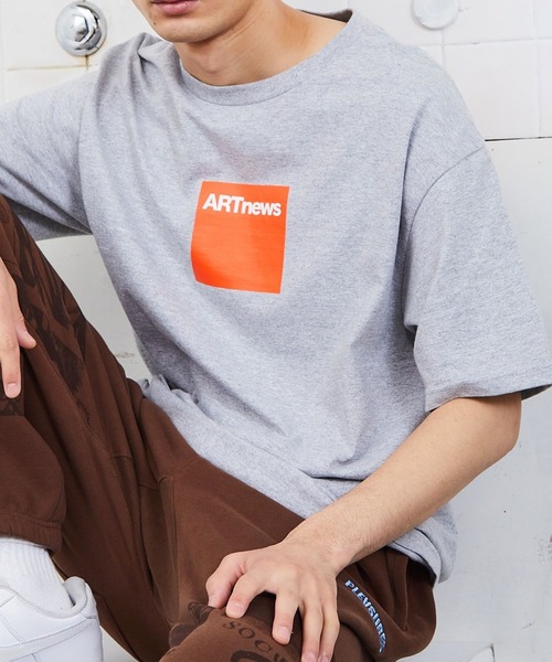「PLEASURES」 半袖Tシャツ X-LARGE ヘザーグレー メンズ_画像6