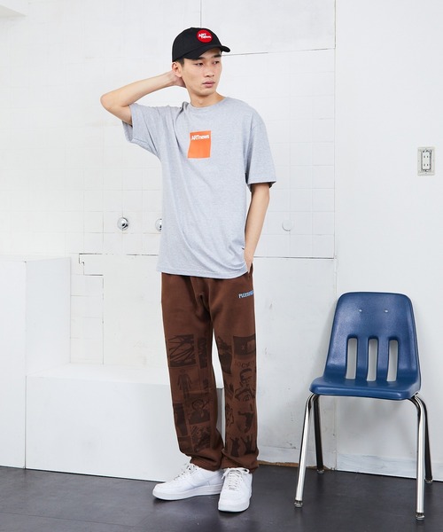 「PLEASURES」 半袖Tシャツ X-LARGE ヘザーグレー メンズ_画像9