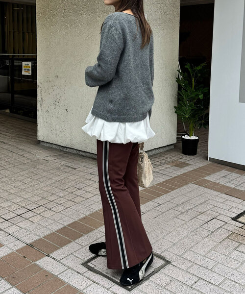 「CIAOPANIC」 ジャージパンツ MEDIUM ネイビー レディース_画像7
