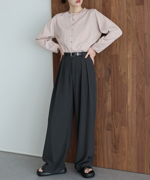 「J by blue」 パンツ MEDIUM ベージュ レディース_画像9