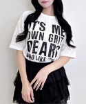 ヘンリーネック tシャツ 半袖 かすれロゴヘン...の詳細画像1