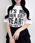 ヘンリーネック tシャツ 半袖 かすれロゴヘン...の詳細画像2