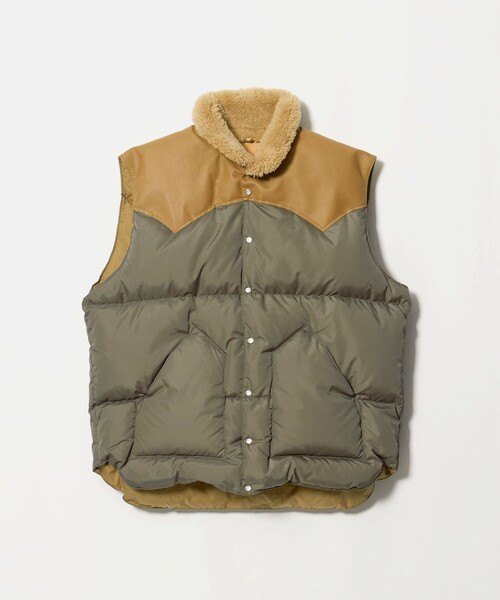 【傑作】RRL S ダウン ベスト ロッキーマウンテン　美品 Rocky Mountain FeatherBed（ロッキーマウンテンフェザーベッド