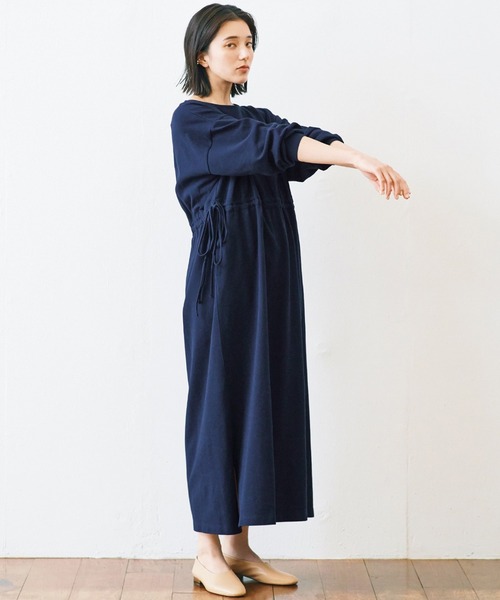 ワンピース 佐藤かなさんプロデュース アヴェクモワ ウエストリボンカットソーワンピース ネイビー Zozotown Yahoo 店 通販 Yahoo ショッピング