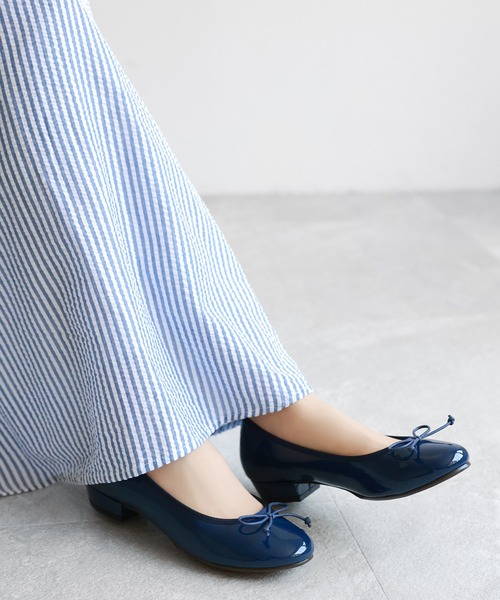 試し履きのみピッティ☆バレエシューズ shoesbakery/レザーソールのバレエシューズ -【当店限定】本当に