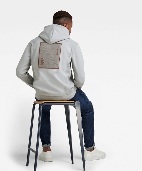 パーカー MOTO LOOSE HOODED SWEATER/パーカー/オーバーサイズ