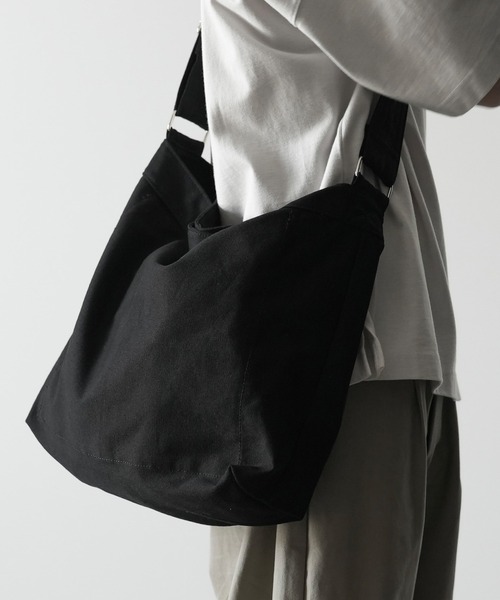 ショルダーバッグ 「RUUBON」canvas big shoulder bag / キャンバス ビッグ ショルダーバッグ メンズ レディース | RUUBON | 04