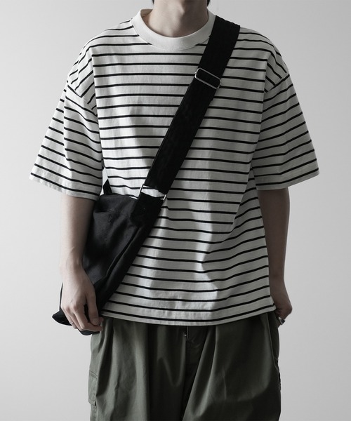 RUUBON ショルダーバッグ 「RUUBON」canvas big shoulder bag