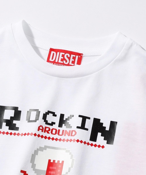 tシャツ Tシャツ キッズ DIESEL（ディーゼル）Kids ＆ Junior グラフィックデザイン半袖Tシャツカットソー｜zozo｜09