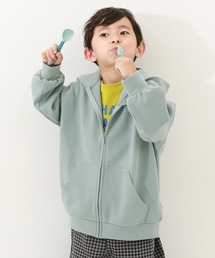 パーカー　子供服 XLARGE KIDS パーカー 藍染めポンチョ型半袖パーカー キッズ