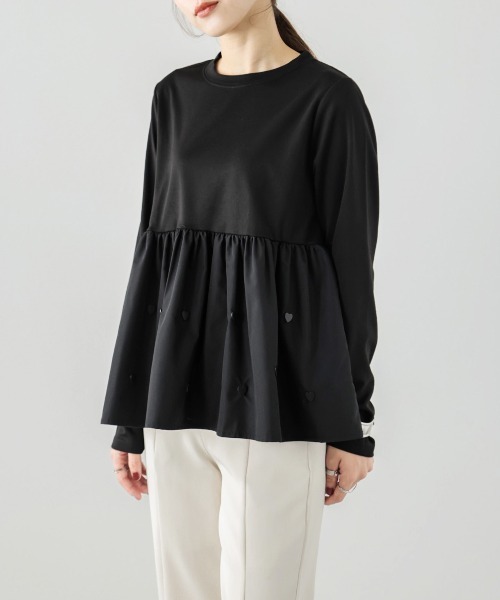ペプラムカットソー SUGAR BISKET tシャツ ペプラムカットソー レディース