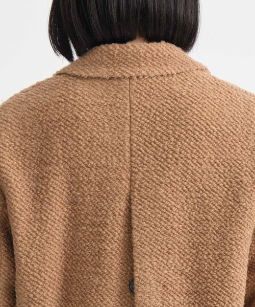 昨年購入‼️STUDIOUS ショートコートFreeサイズ　定価55,000円‼️ STUDIOUS ピーコート pコート 「STUDIOUS/ステュディオス」ロー