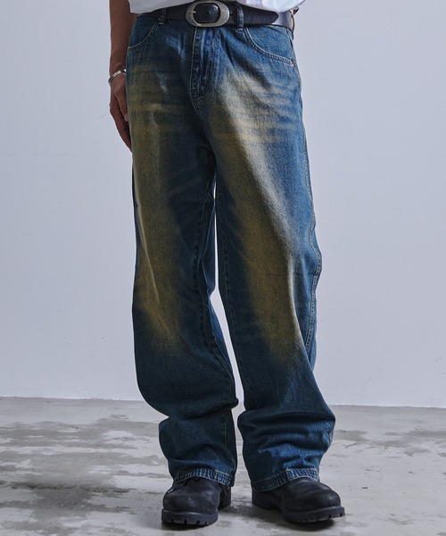 デニム・ジーパン ASCLO Rust Wide Denim Pants RUST WIDE DENIM PANTS – JUHA