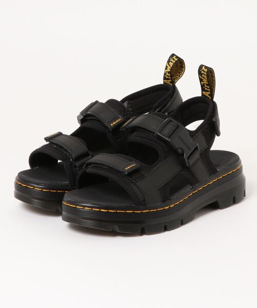 Dr.Martens ドクタマーチン　サンダル　UK9 Dr.Martens 「Dr. Martens」 フラットサンダル UK9 ブラック